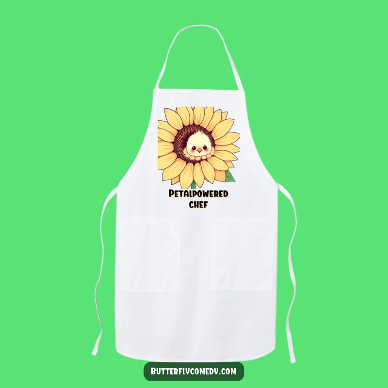 Funny Chick Sunflower Apron: Cook in Style with This Hilarious Kitchen Accessory