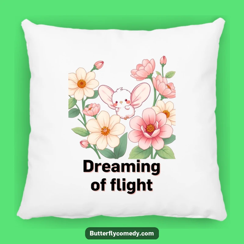 Funny Fluffy Creature Pillow: Soft, Cozy Winged Design, Cute Funny Gift