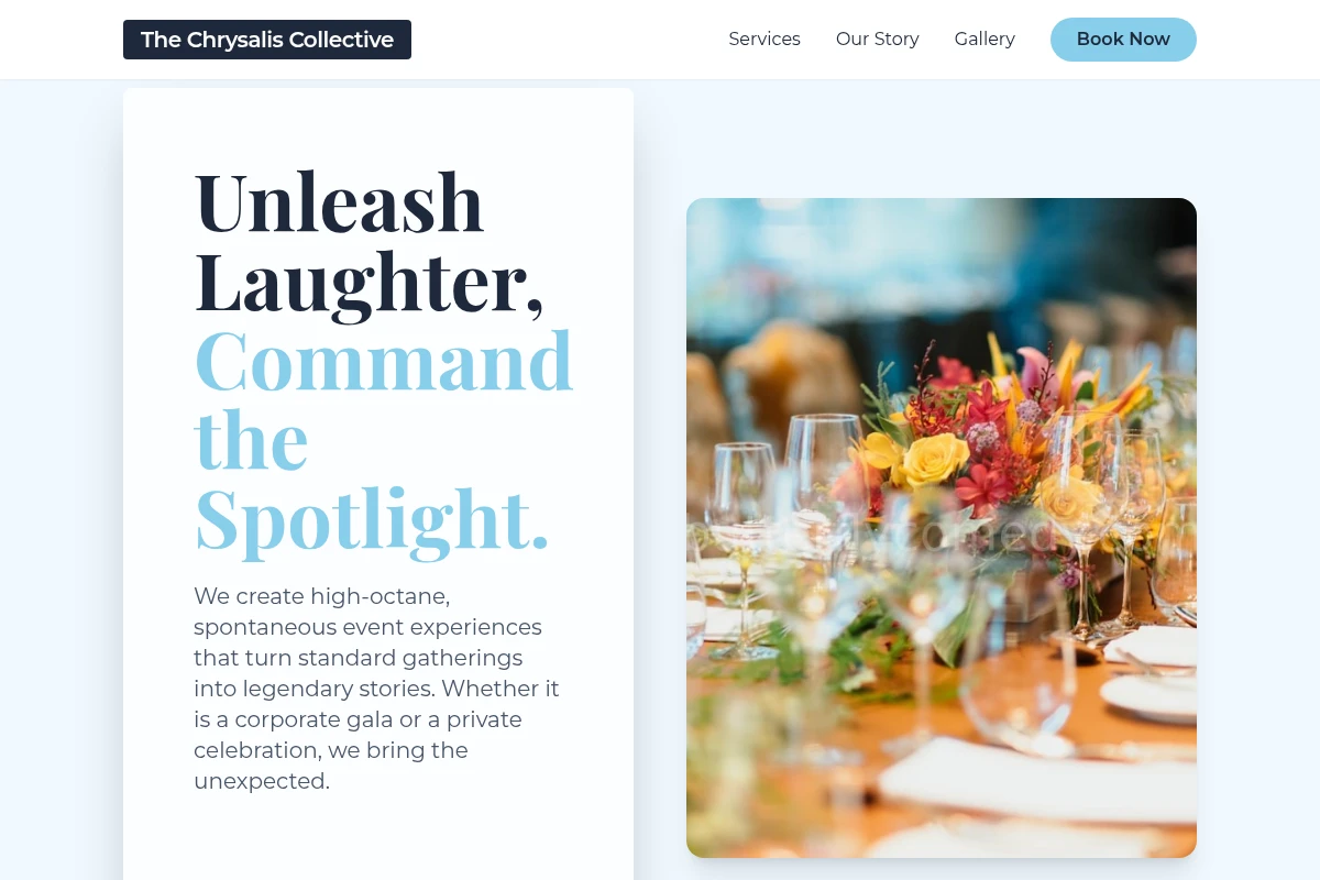 Improv Event Planning