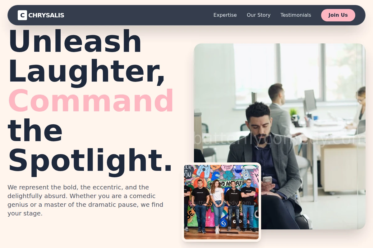 Satirical Talent Agency