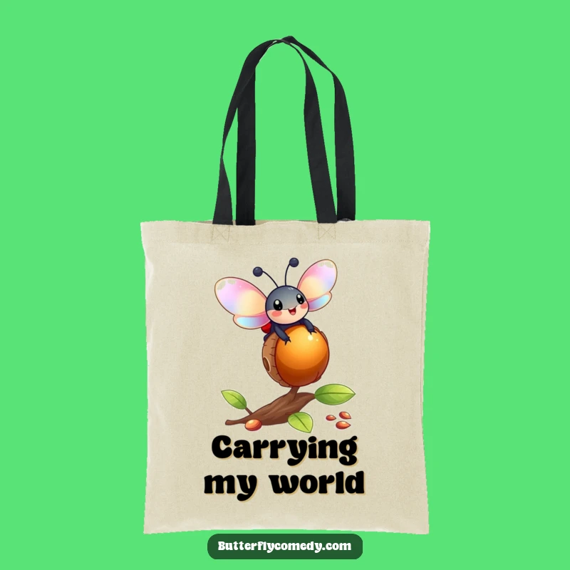 Funny Ladybug Acorn Tote Bag: Chic & Hilarious for Everyday Adventures