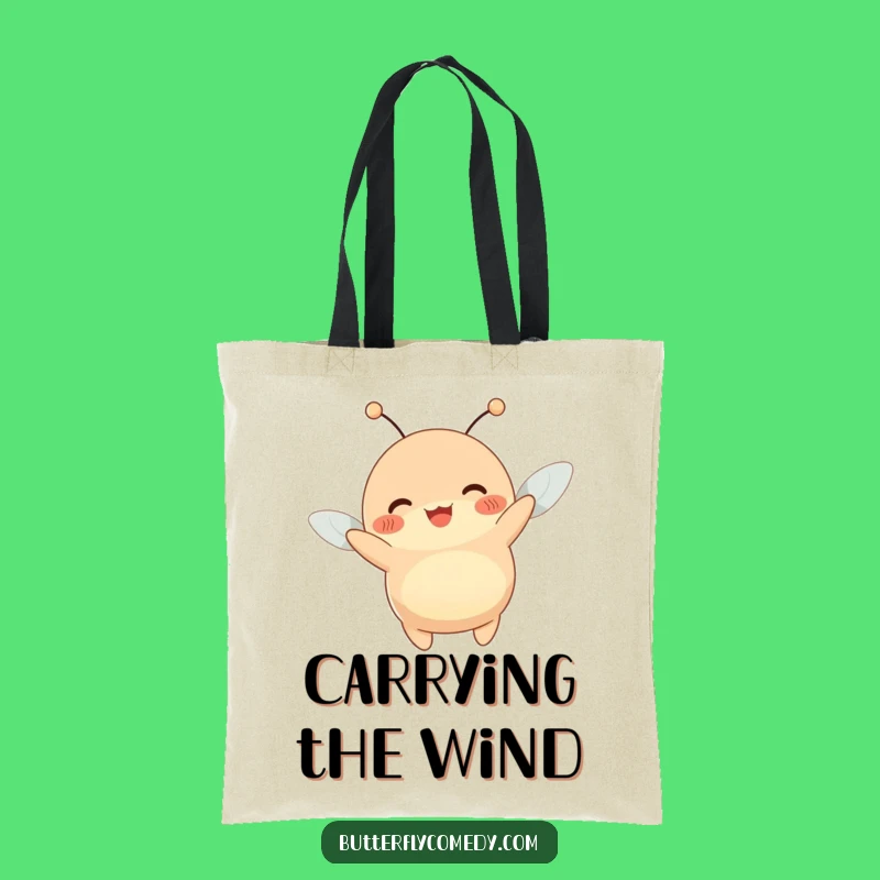 Funny Plump Creature Tote Bag: Joyful Wiggle Design, Practical Funny Gift